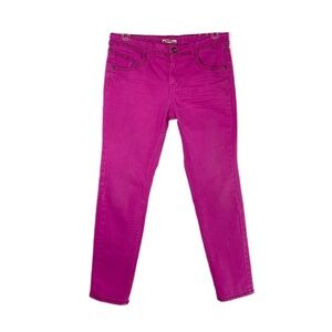 Bongo Girls Vintage Magenta Straight Leg Mid Rise Jeans